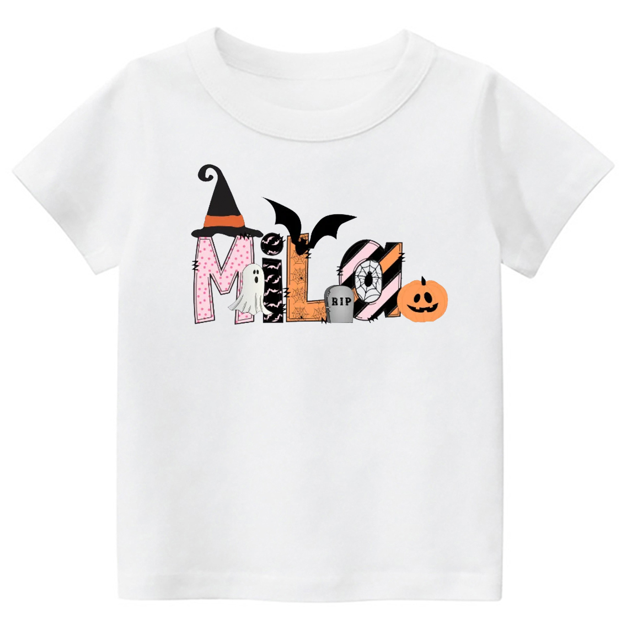 Personalized Halloween Name Kids Shirt 