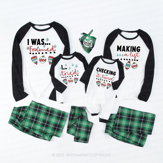 Christmas Snow Family Group Pajamas Beepumpkin