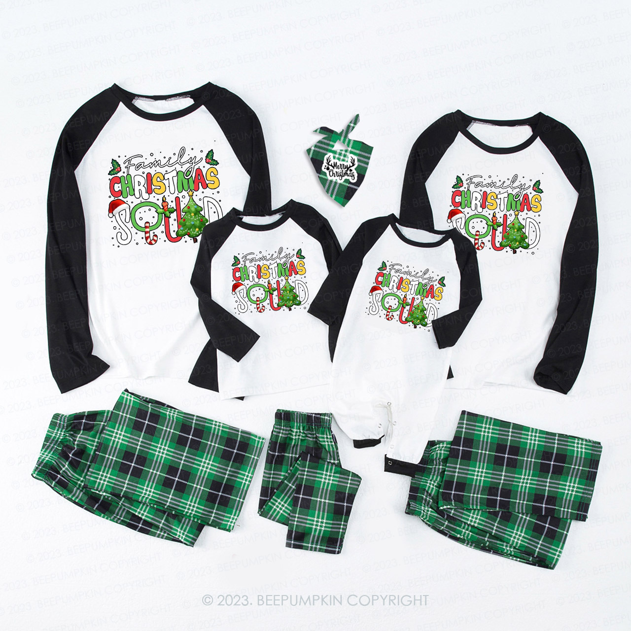 Christmas Family Squad Holiday Matching Pajamas Beepumpkin