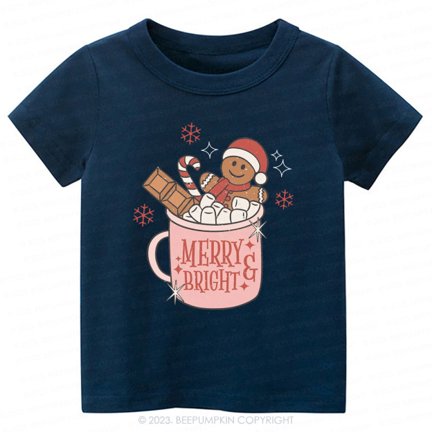 Hot Cocoa and Christmas Movies Tees For Kids Beepumpkin