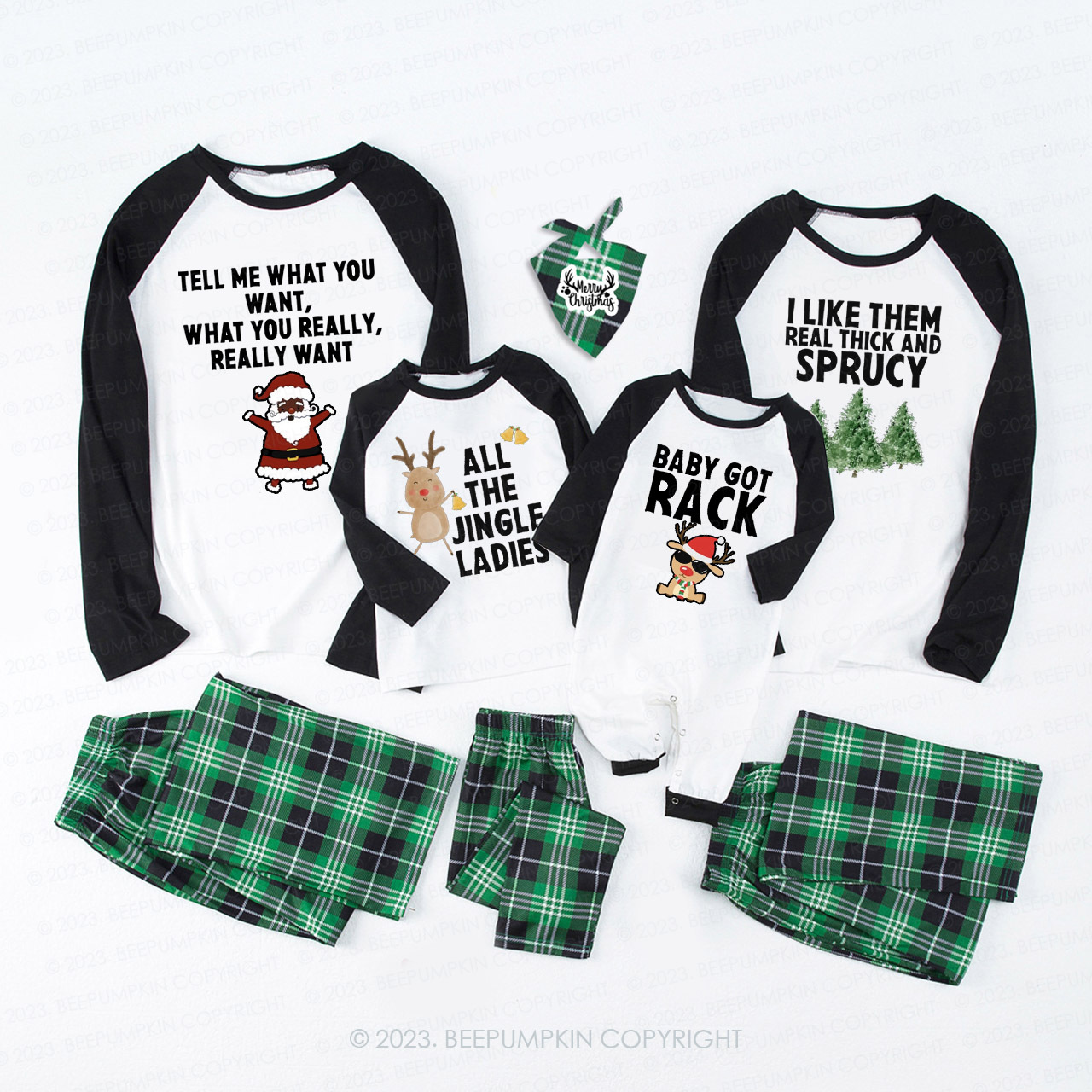 Santa Claus Special Family Matching Pajamas Beepumpkin