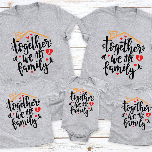 Together We Are A Family Christmas Shirts Beepumpkin