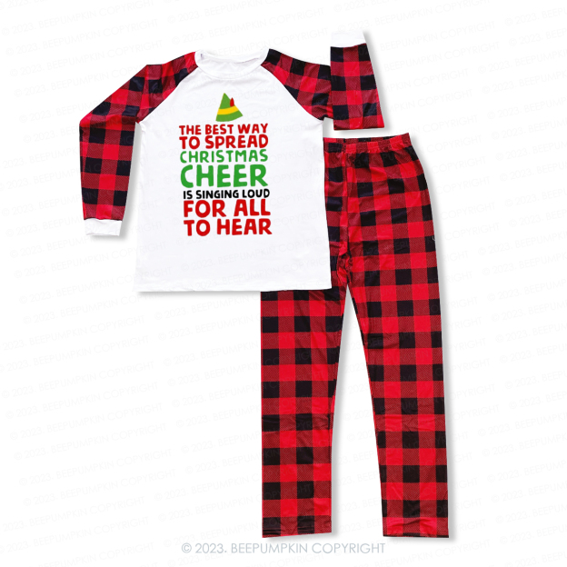 Personalized Cute Elf  Family Christmas Pajamas Beepumpkin
