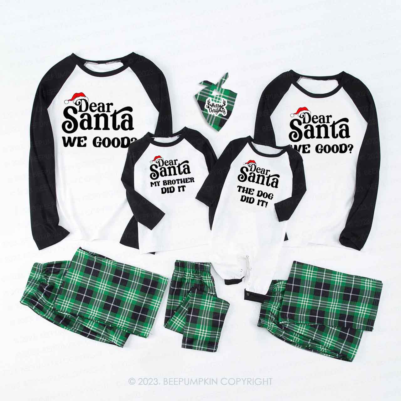 46 Quotes Dear Santa  Christmas Family Matching Pajamas Beepumpkin