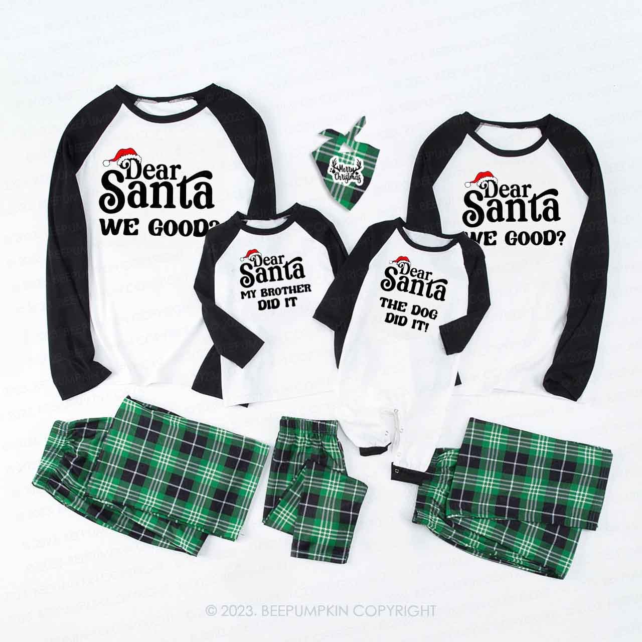 46 Quotes Dear Santa  Christmas Family Matching Pajamas Beepumpkin