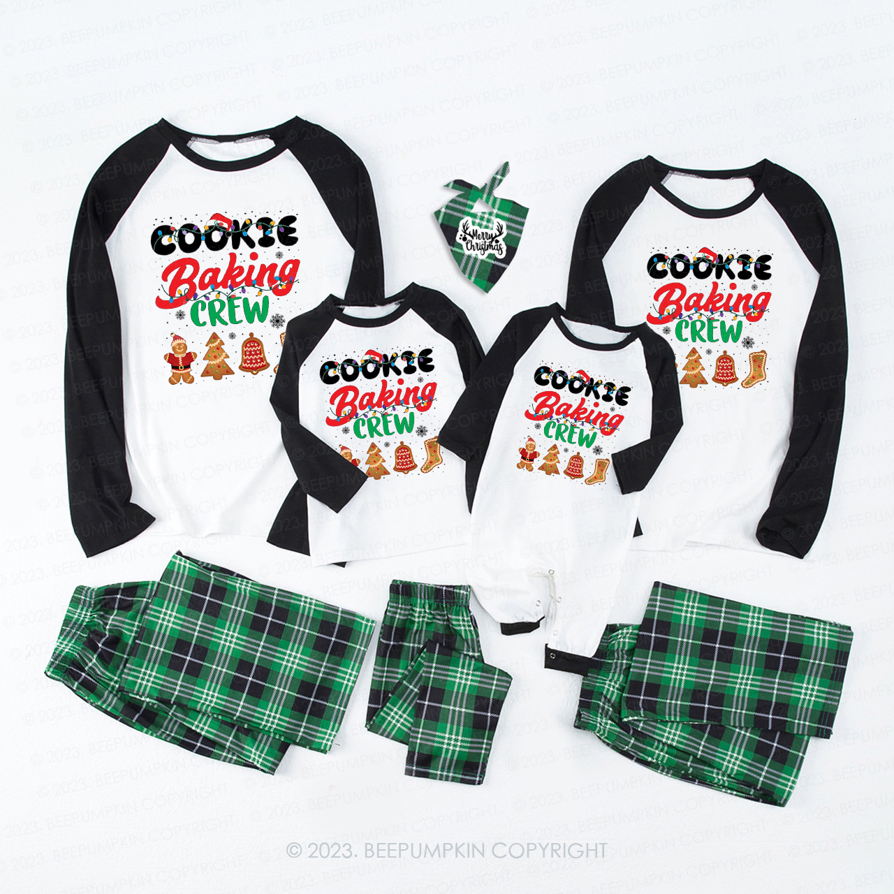 Christmas Cookie Baking Crew Pajamas For Family Beepumpkin