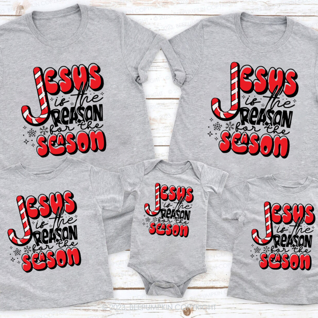 Jesus Is The Reason Believe In Christmas Shirt For Family Beepumpkin