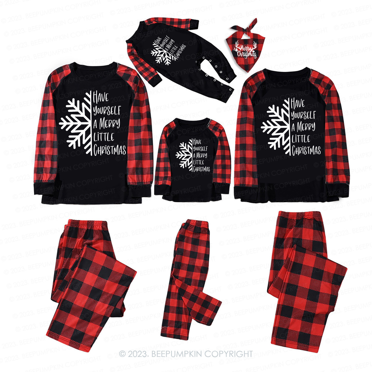 Have Yourself A Merry Little Christmas Matching Pajamas Beepumpkin