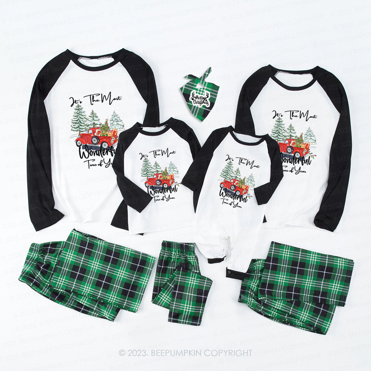 It's The Most Wonderful Time of The Year Family Matching Pajamas Beepumpkin