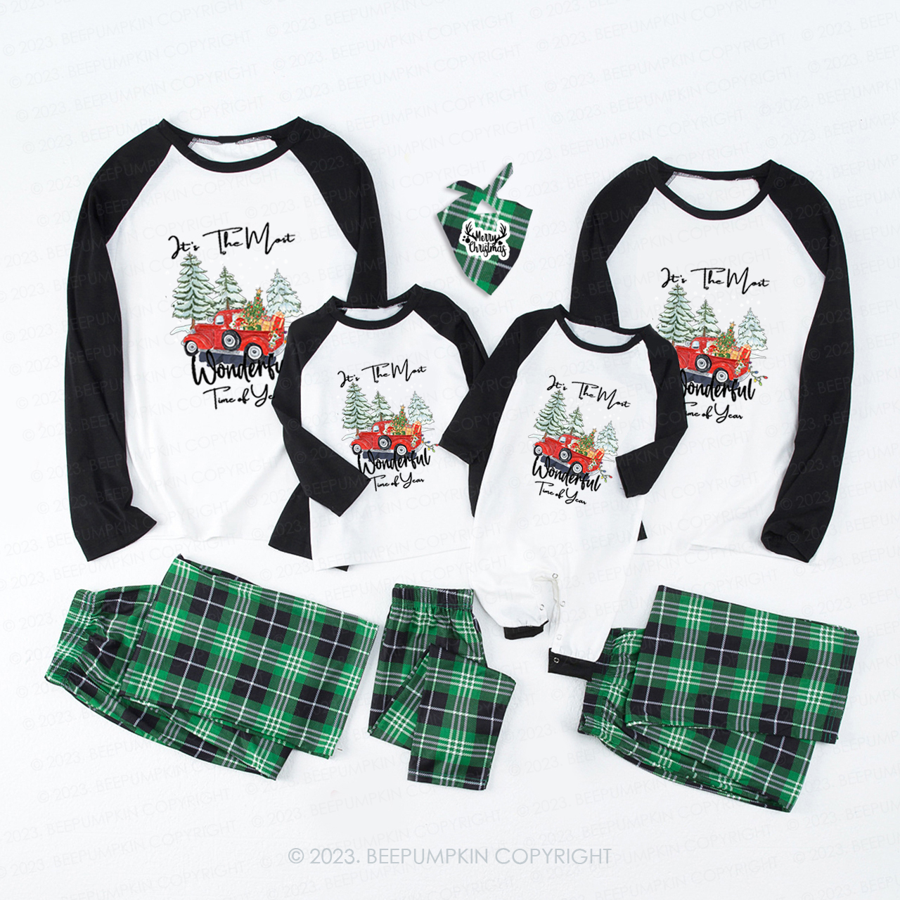It's The Most Wonderful Time of The Year Family Matching Pajamas Beepumpkin
