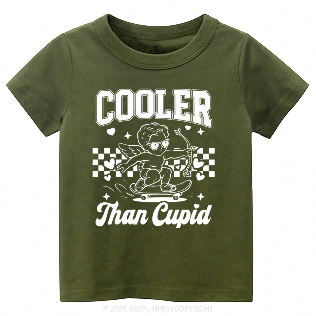 Cooler Than Cupid Toddler&Kid's Tees Beepumpkin