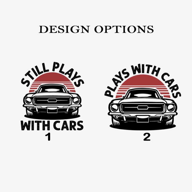 Still Plays With Cars Dad&Me Dad&Me Matching Raglan T-shirts