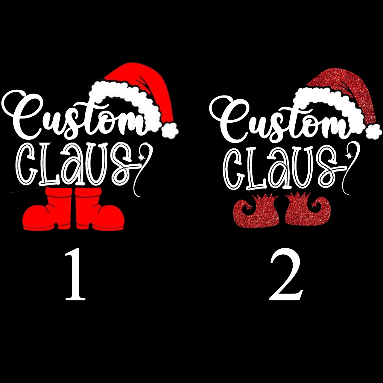 Personalized Christmas Santa Claus Family Matching Blue Pajamas Beepumpkin