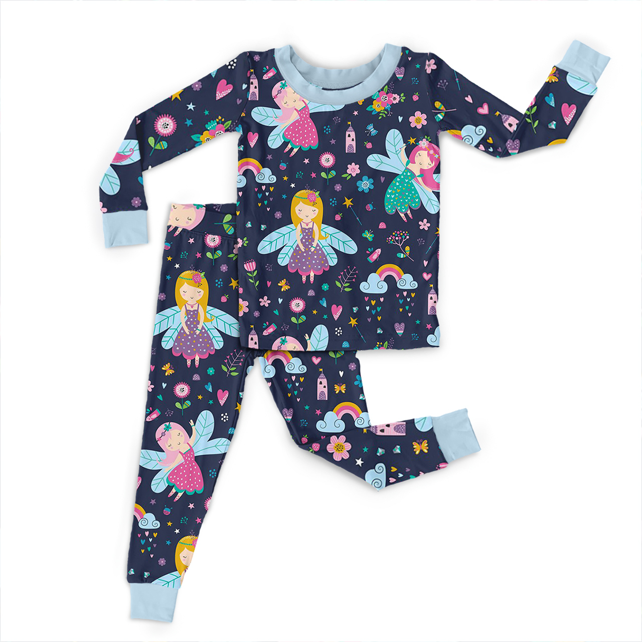 Starlight Fairy Two-Piece Pajama Set For Kids