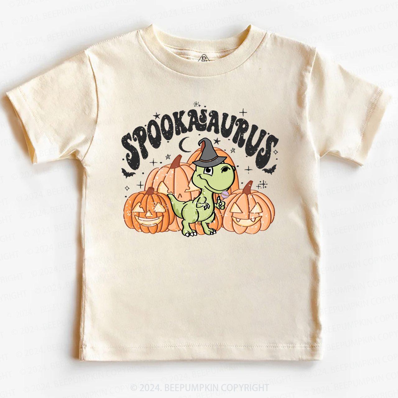  Spookasaurus Dinosaur Halloween Toddler&Kids Tees 