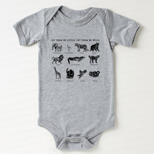  Let Them Be Wild Bodysuit For Baby 