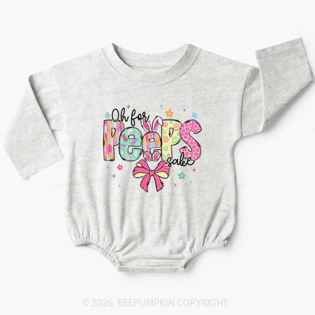 Oh For Peeps Sake Easter Baby Bubble Romper