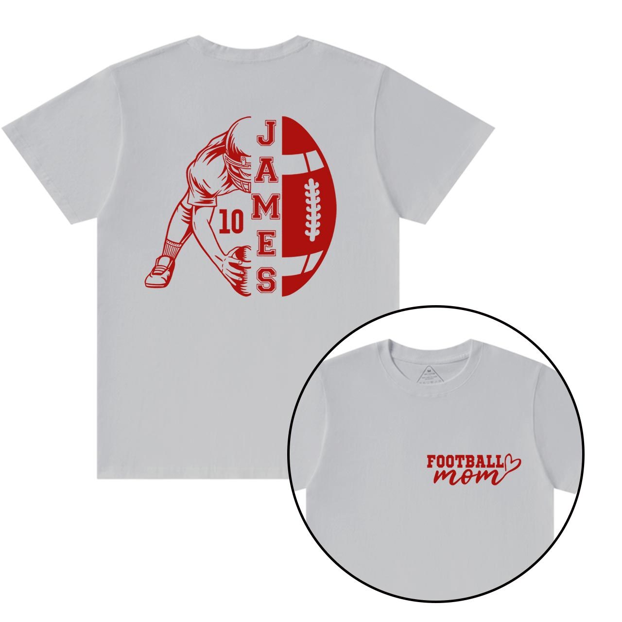 Personalized Cheer Gameday Mama T-Shirts Beepumpkin