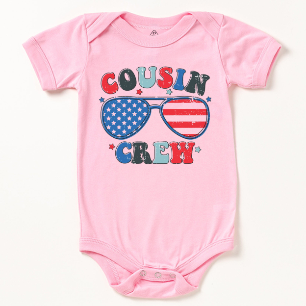 Cousin Crew 4th Of July Bodysuit Beepumpkin