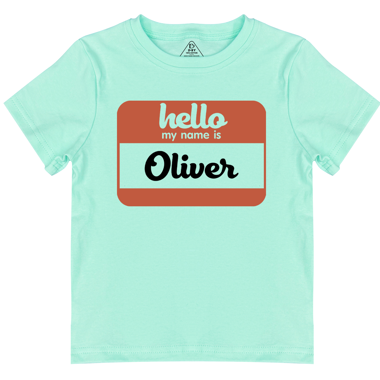 Hello My Name Is Personalized Toddler Shirts