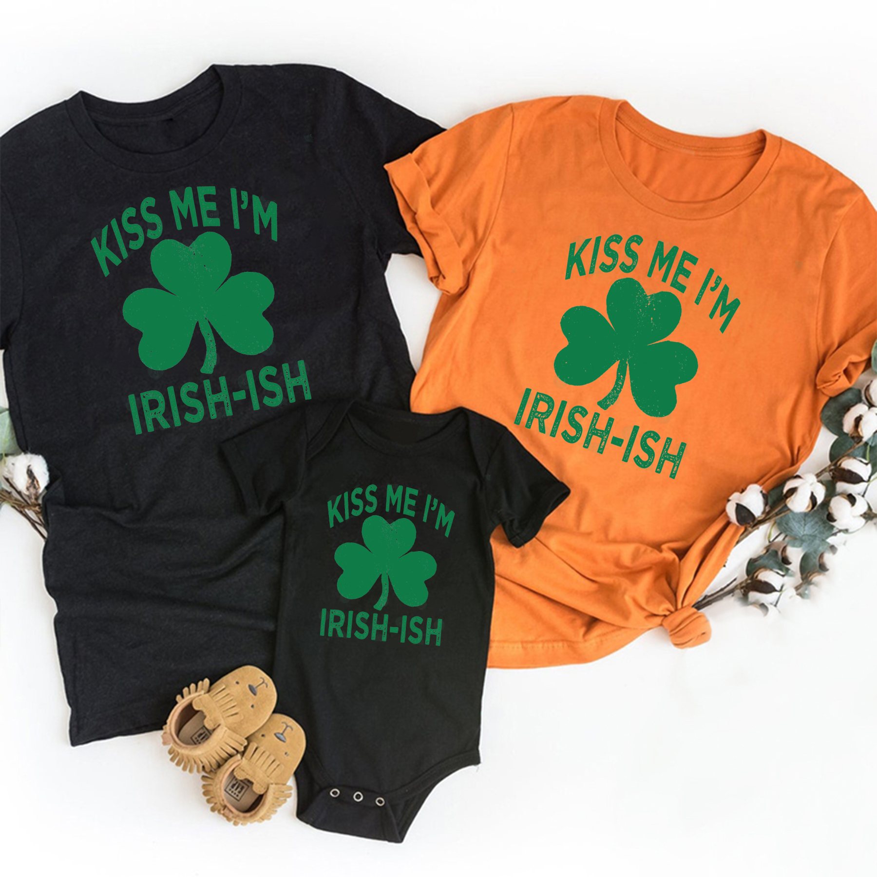 Kiss Me I'm Irish St.Patrick's Day Matching Shirts