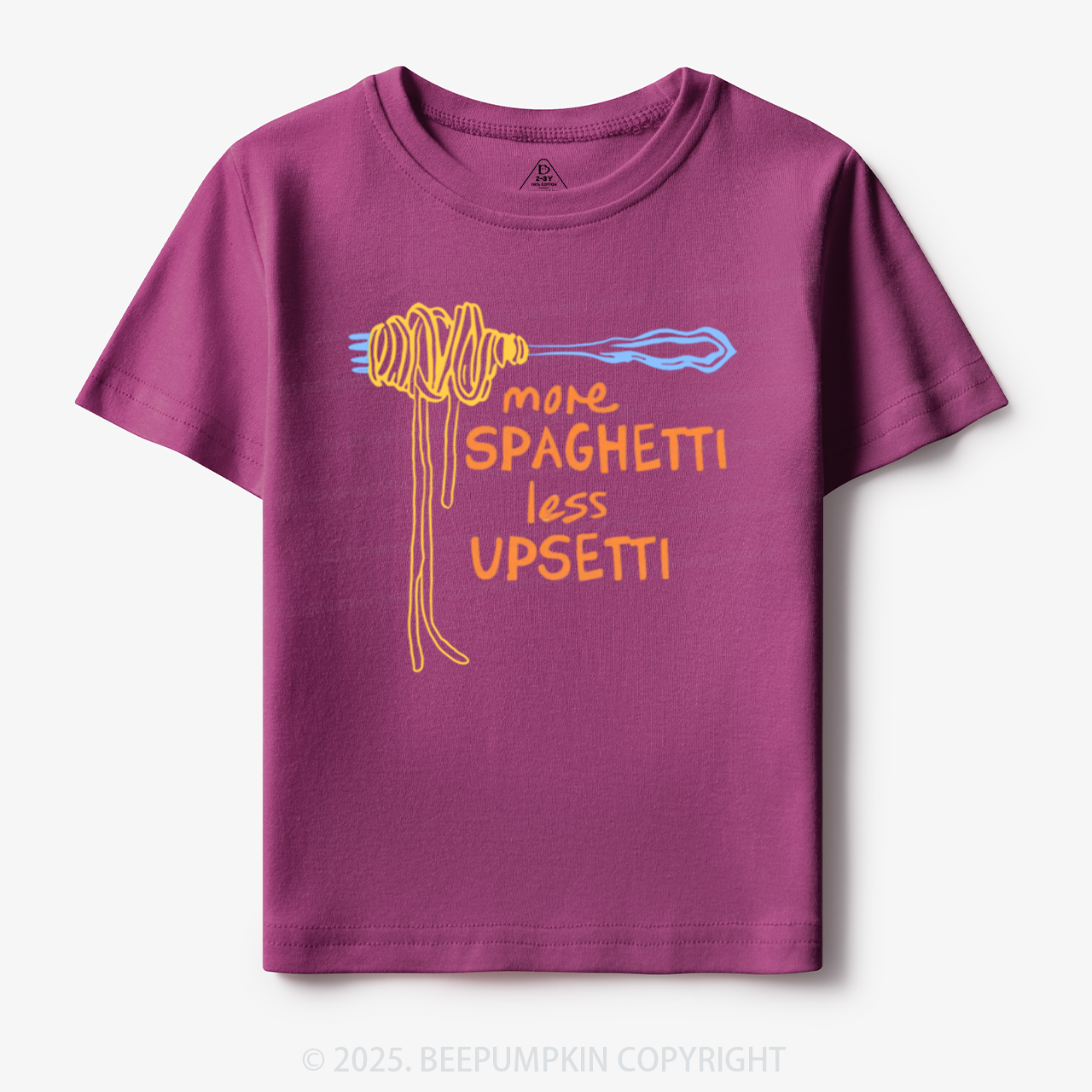 More Spaghetti Less Upsetti Toddler&Kid's Tees Beepumpkin 7