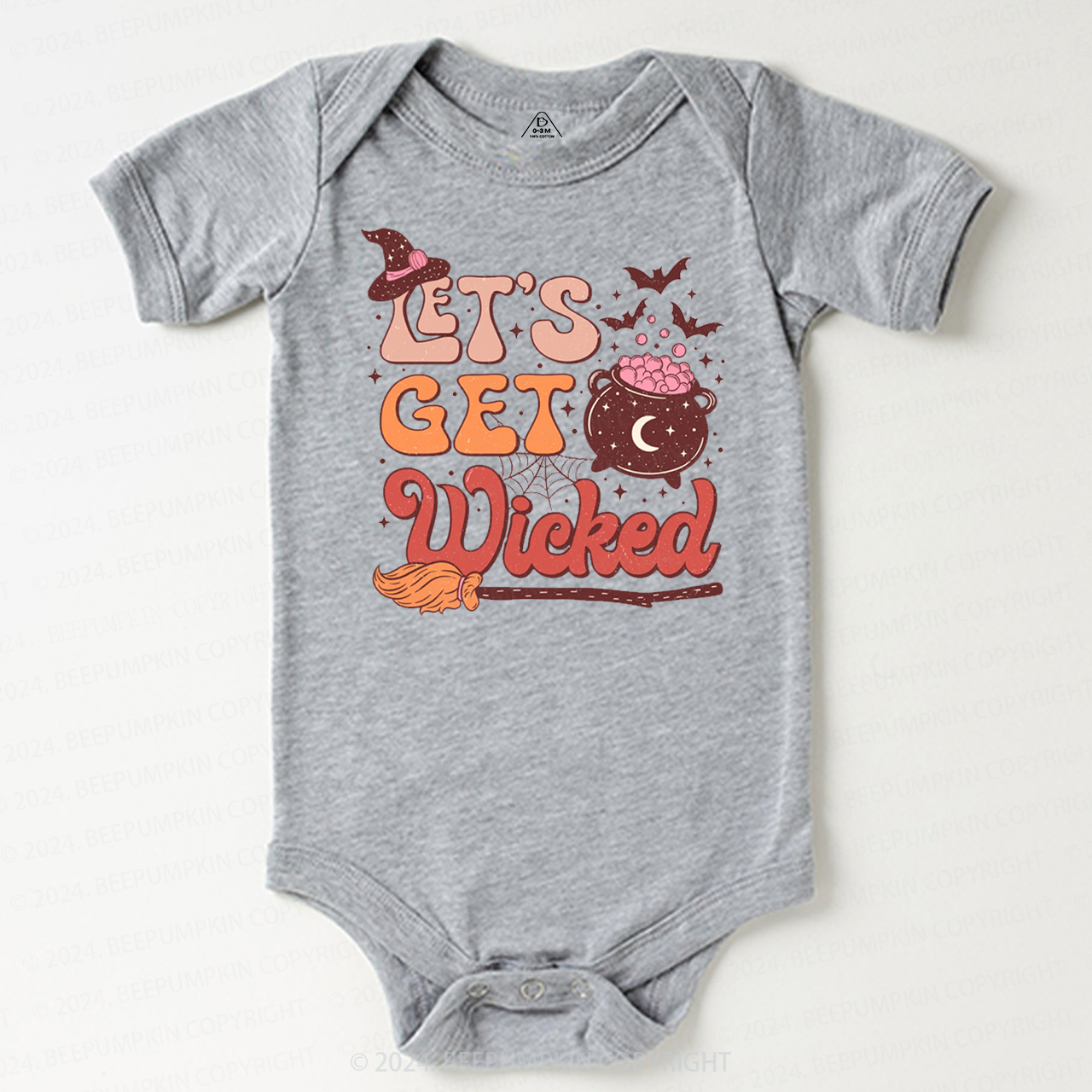 Let's Get Wicked Halloween Bodysuit For Baby
