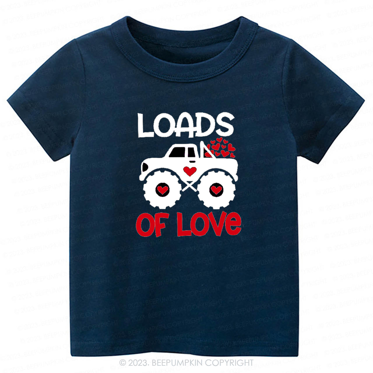 Loads of Love Valentines Truck -Toddler Tees