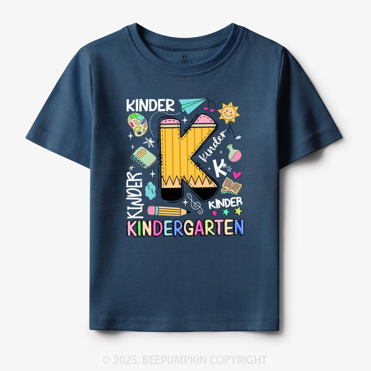 Personalized First Day Of School Toddler&Kid's Tees Beepumpkin