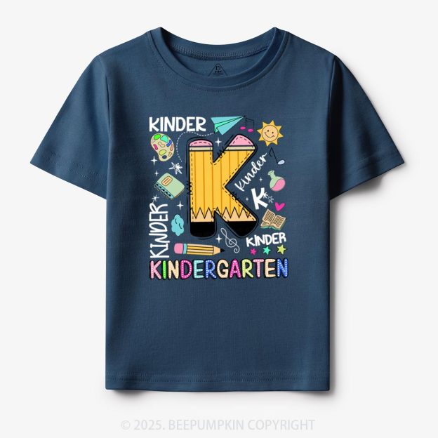 Personalized First Day Of School Toddler&Kid's Tees Beepumpkin
