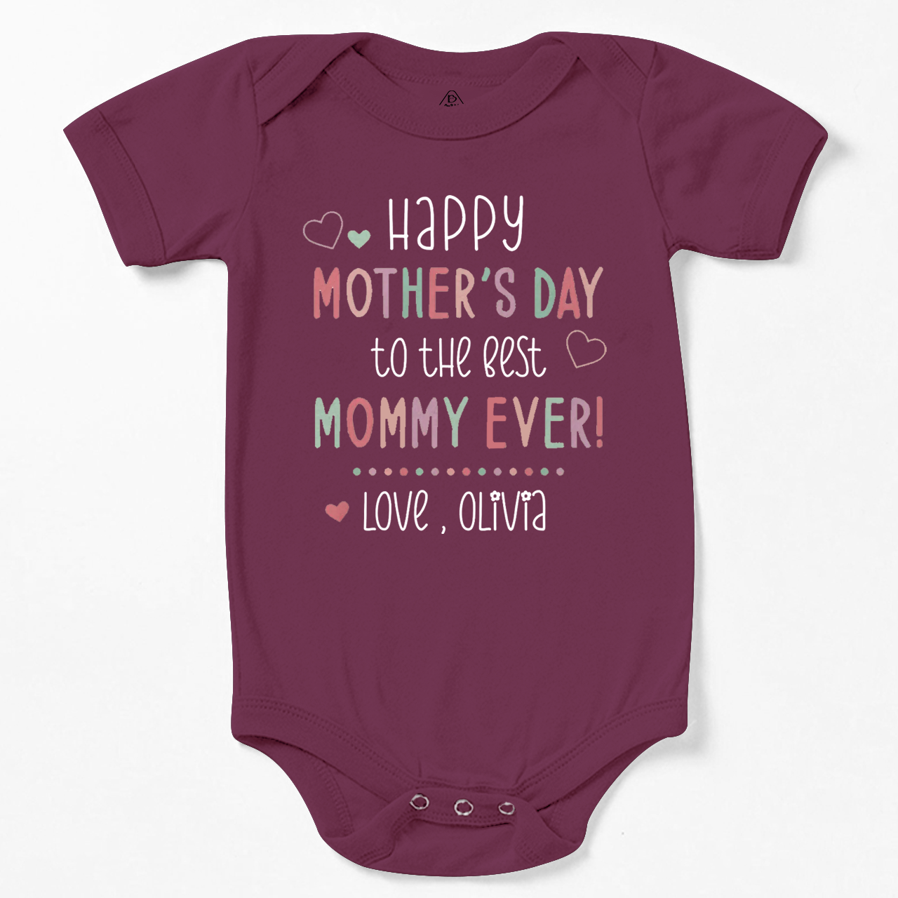 Happy Mothers Day Bodysuit Beepumpkin