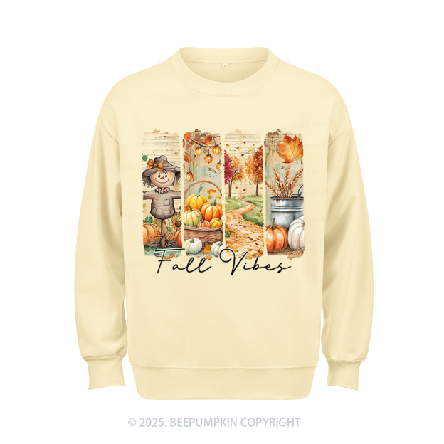 Fall Vibes Pumpkin Sweatshirt Beepumpkin