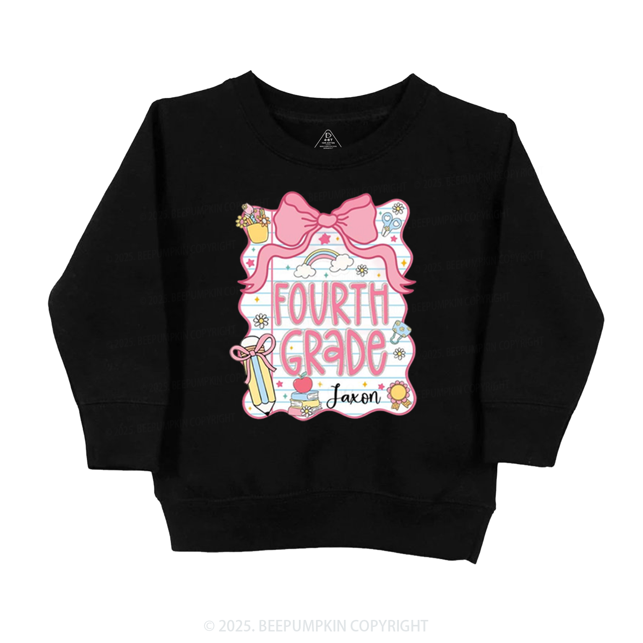 Personalized Sweet School Journey Kid's Sweatshirt