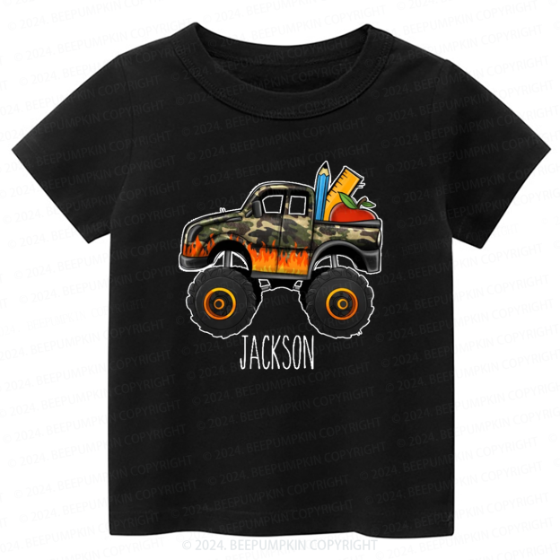 Personalized Truck Back to School Shirt 