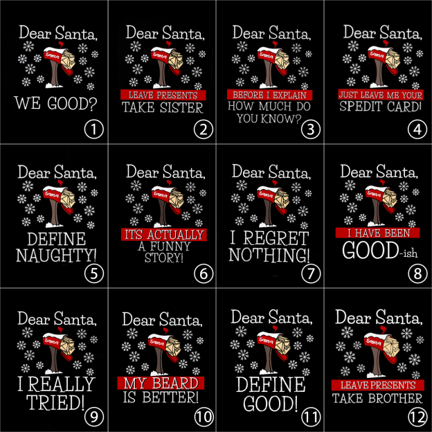 Personalized Dear Santa Email to Convey Thoughts Christmas Matching Pajamas Beepumpkin
