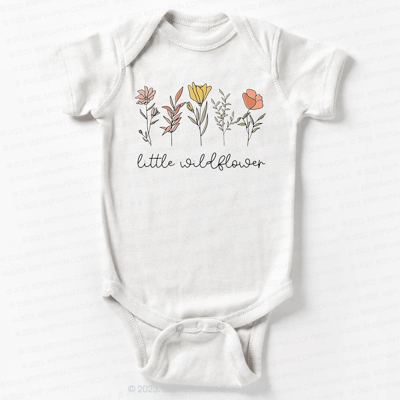 Little Wildflower Boho Bodysuit For Baby