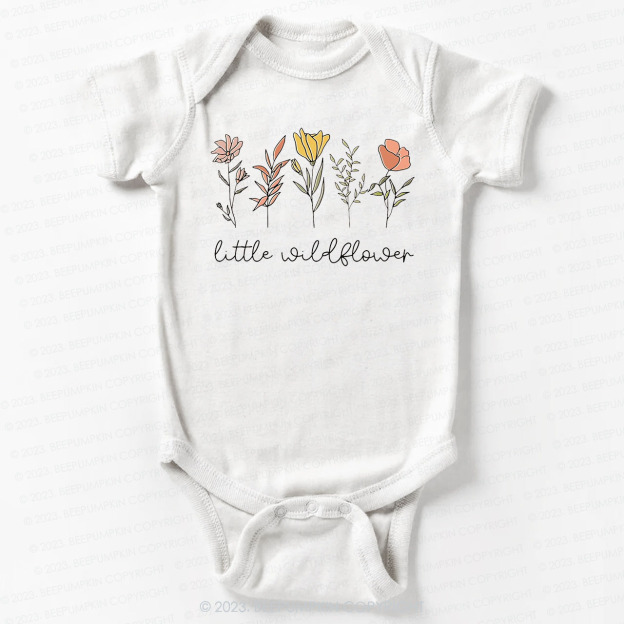 Little Wildflower Boho Bodysuit For Baby