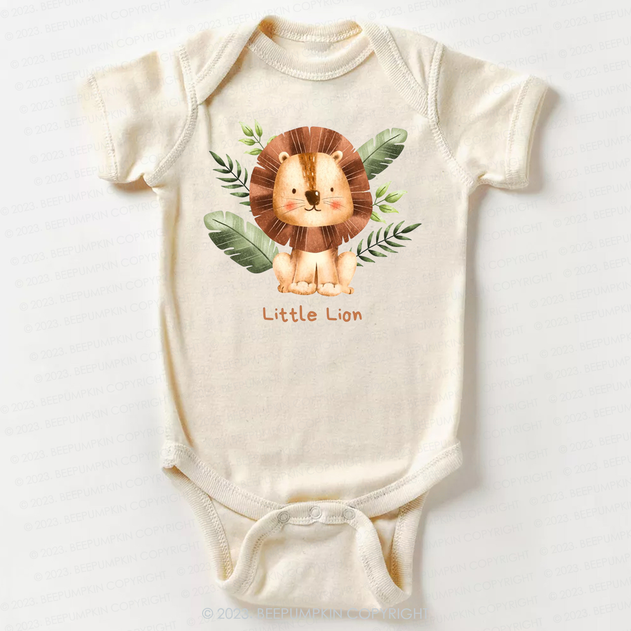Little Lion Funny Animal Bodysuit For Baby
