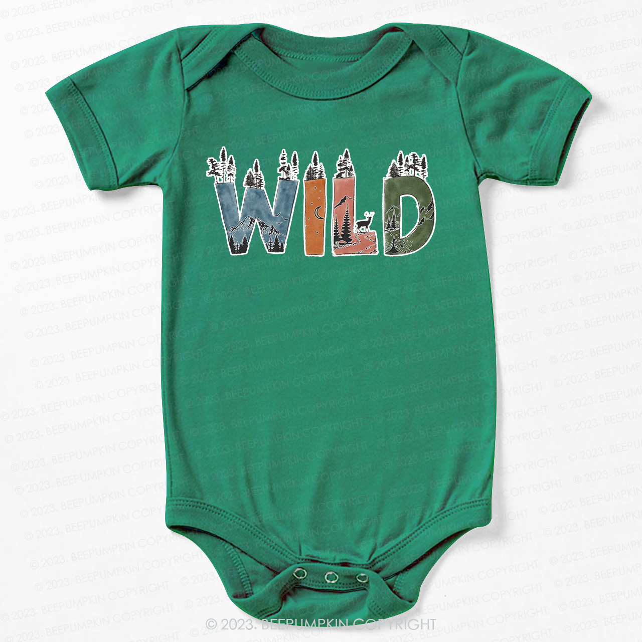 Wild Hiking Outdoors Adventure Bodysuit For Baby
