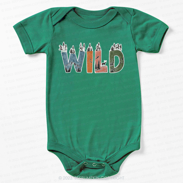 Wild Hiking Outdoors Adventure Bodysuit For Baby