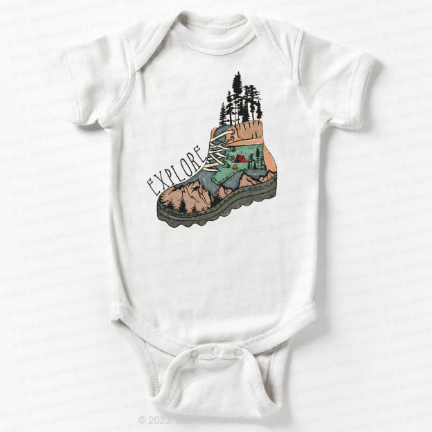 Adventure Explore Hiking Outdoors Bodysuit For Baby