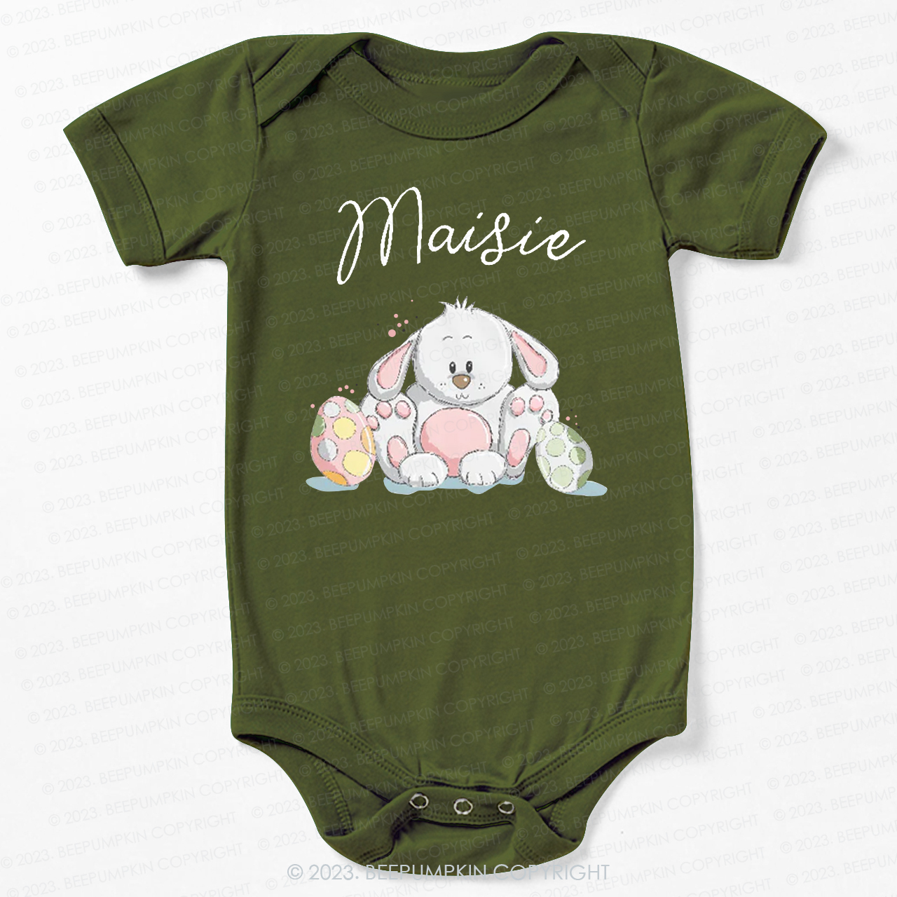 Easter Bunny And Eggs Bodysuit For Baby