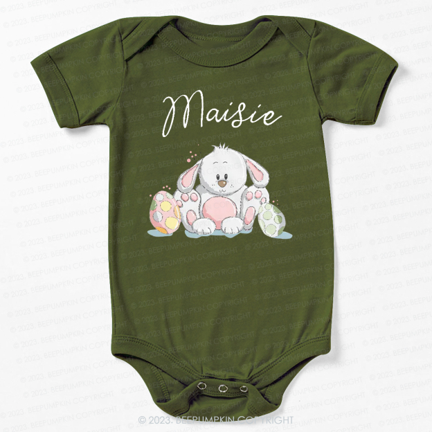 Easter Bunny And Eggs Bodysuit For Baby