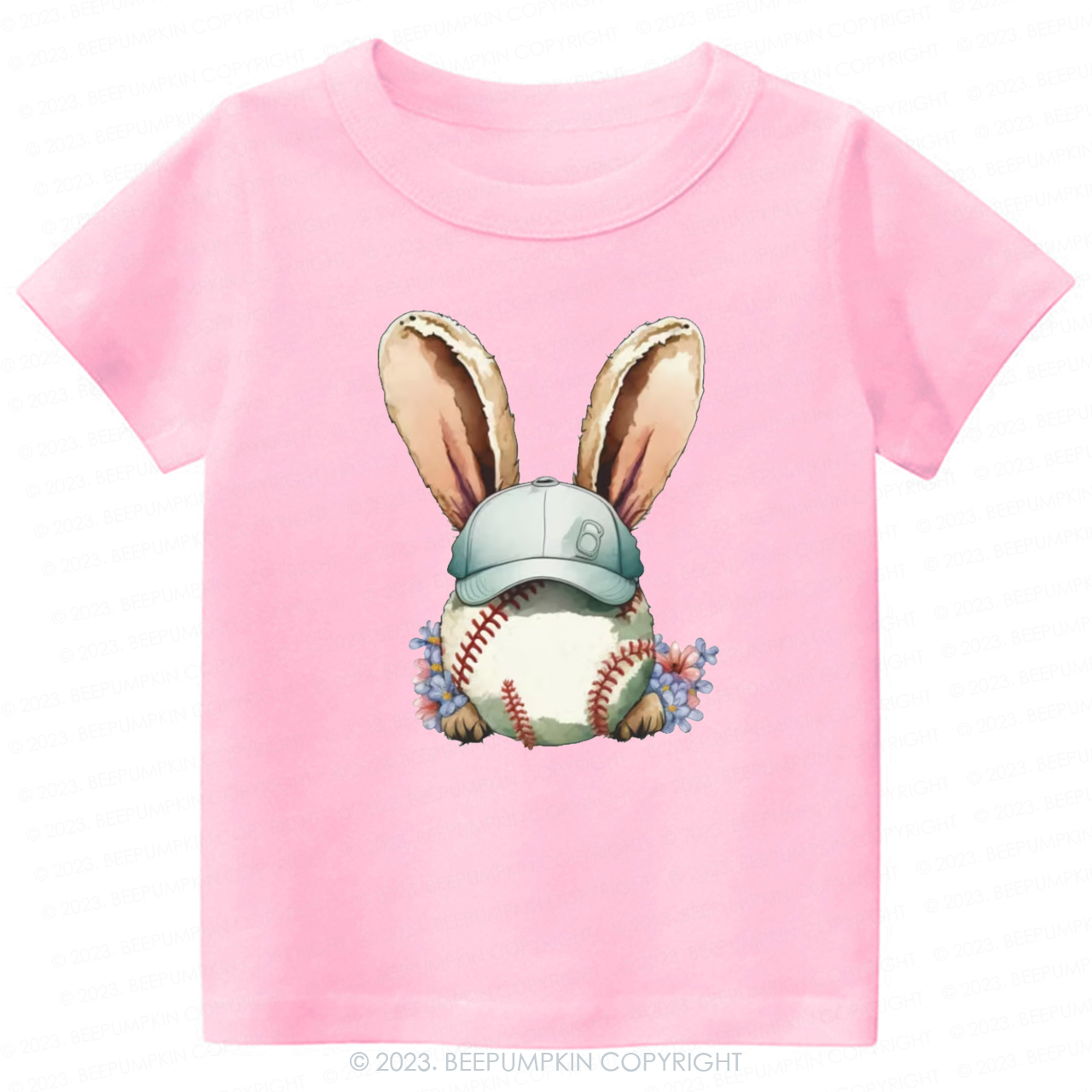 Easter Baseball Bunny  -Toddler Tees