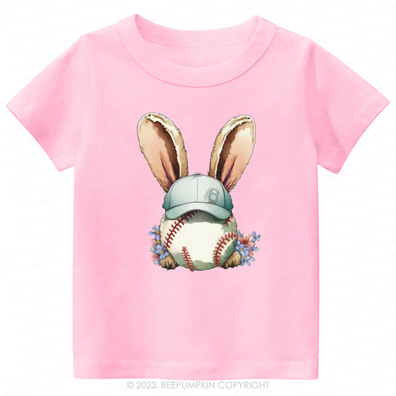 Easter Baseball Bunny  -Toddler Tees