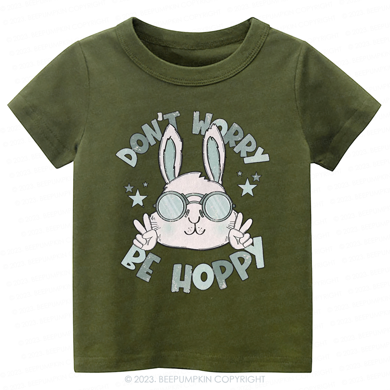 Don't Worry Be Hoppy -Toddler Tees