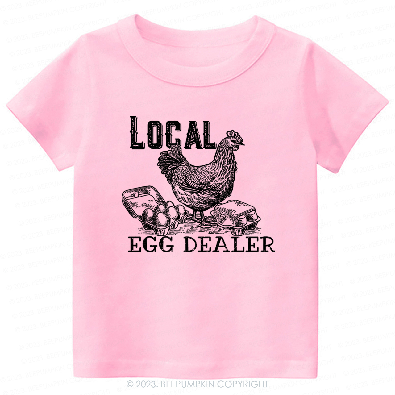 Local Egg Dealer Kids Retro -Toddler Tees