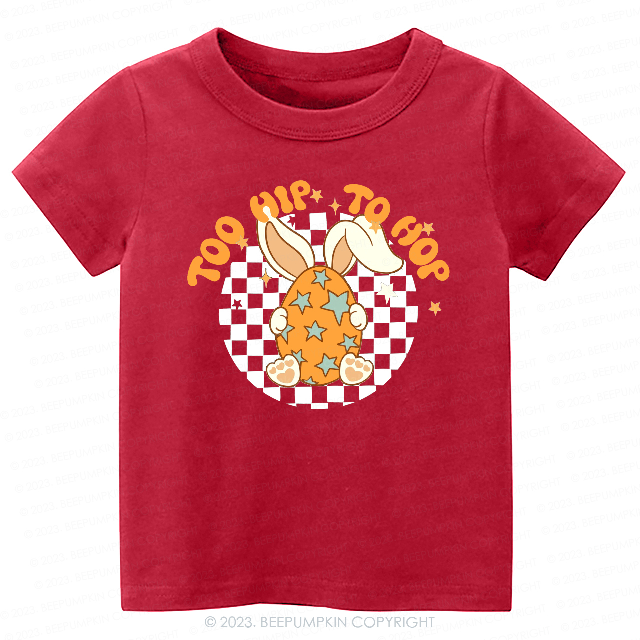 Hoppy Easter Too Hip To Hop-Toddler Tees