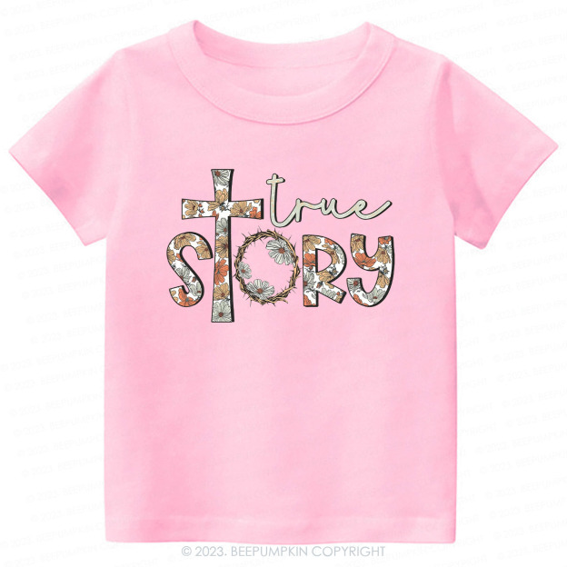True Story Flowers Easter Toddler Tees