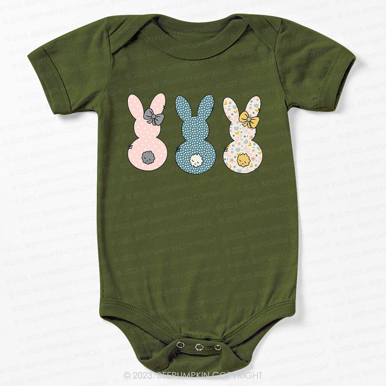 Spring Bunny Clipart Easter Bodysuit For Baby